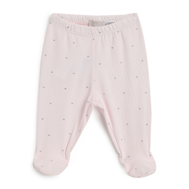 Girls Light Pink Applique Sweater with Leggings image number 2